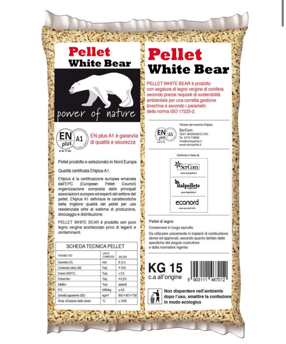 PELLET WHITE BEAR