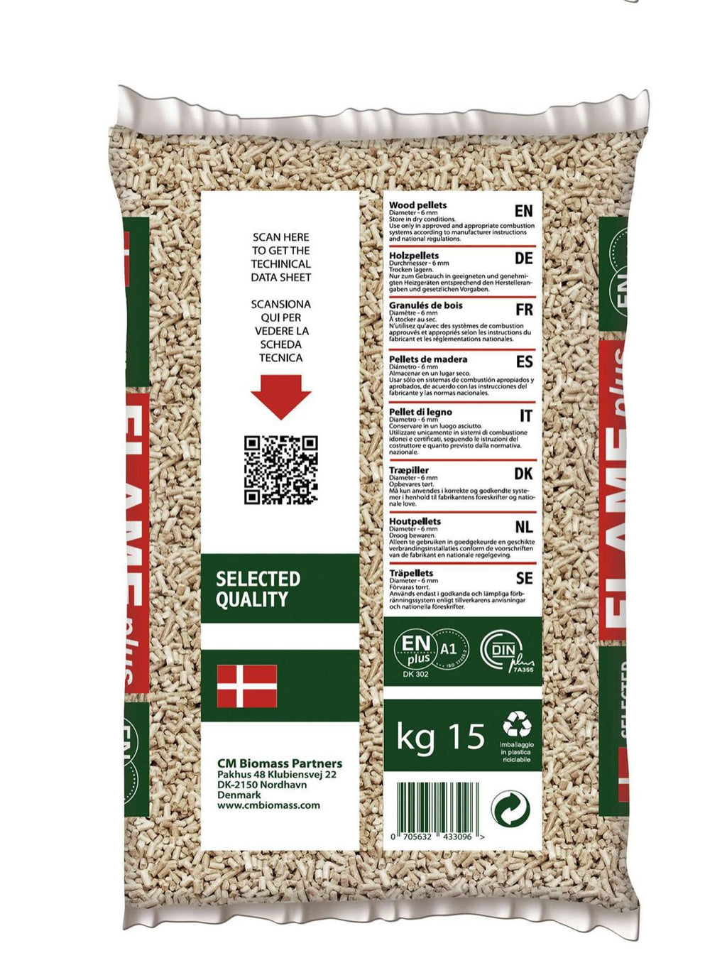 PELLET FLAME PLUS HOLZ PELLET